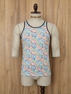 Parke & Ronen NYC Gay Tank Top - Passport 🛂 Stamps